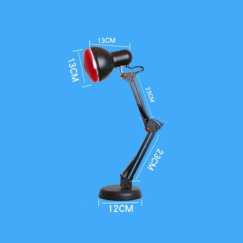 Adjustable Metal Infrared Heat Lamp for Home Therapy & Pain Relief