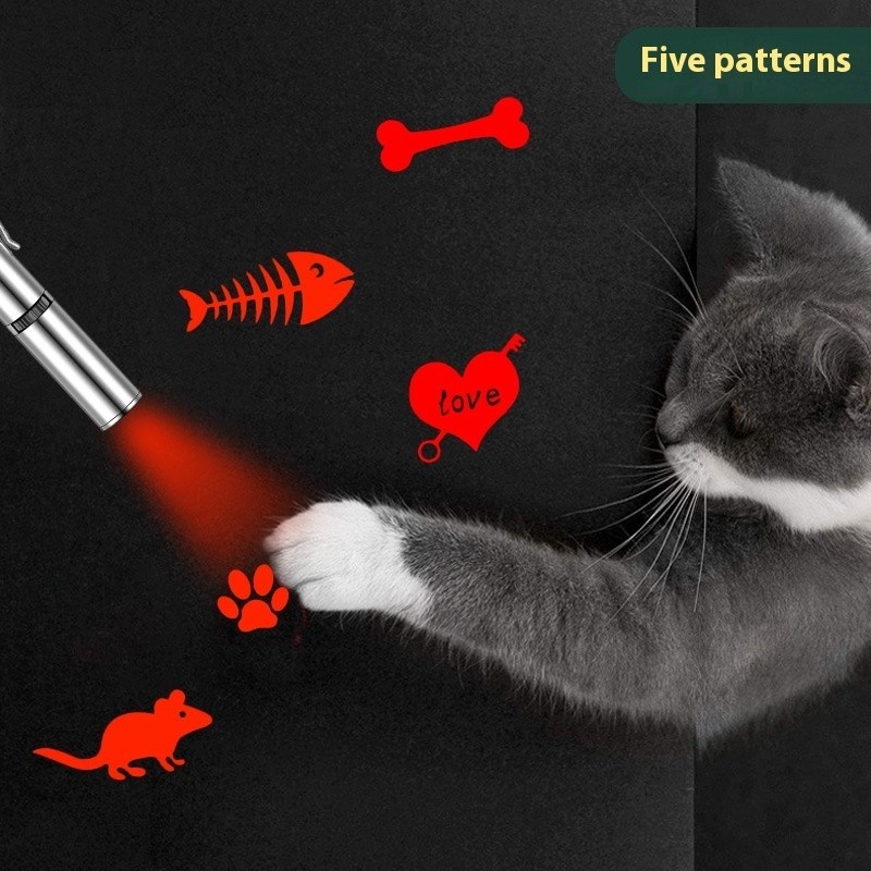Laser Toy for Cats with Rechargeable Battery and Stainless Steel