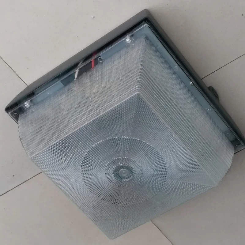 Surface-Mount Anti-Glare Lamp Cover for Toll and Gas Stations