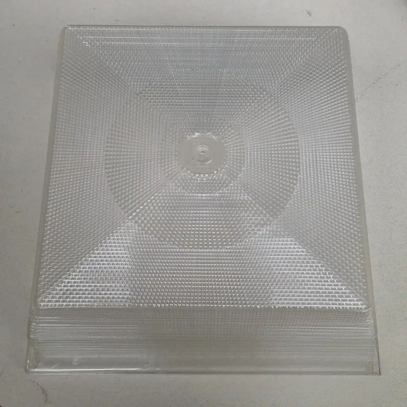 Surface-Mount Anti-Glare Lamp Cover for Toll and Gas Stations