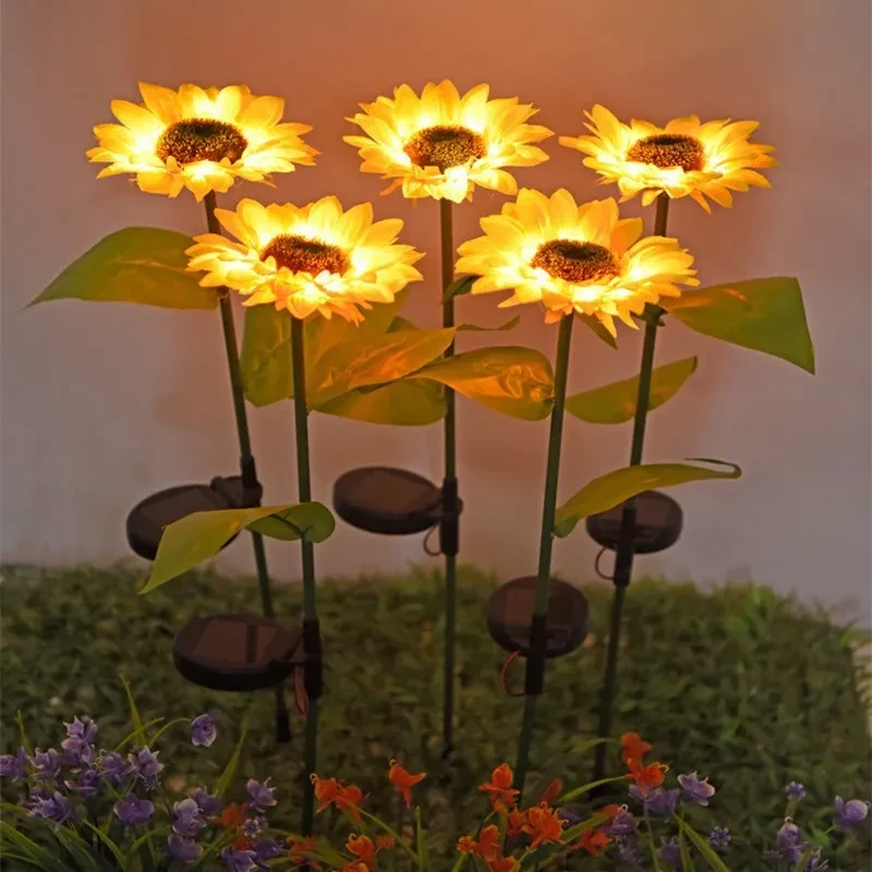 Solar Wheat-Shaped Garden Lamp for Lawn and Outdoor Decoration