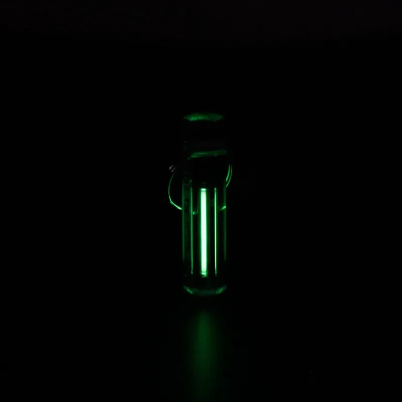 Tritium Fluorescent Glow Keychain Pendant for Night Visibility