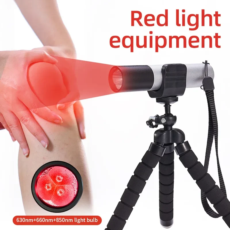 Infrared 3-Core Red Light Therapy Flashlight for Pain Relief