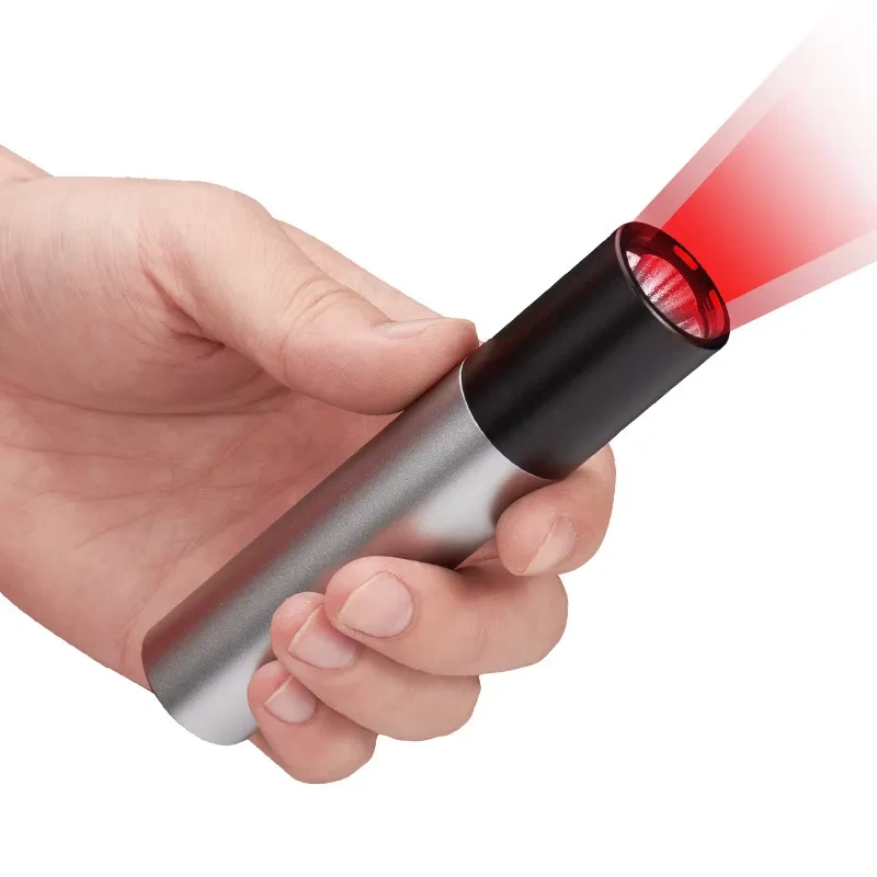 Infrared 3-Core Red Light Therapy Flashlight for Pain Relief