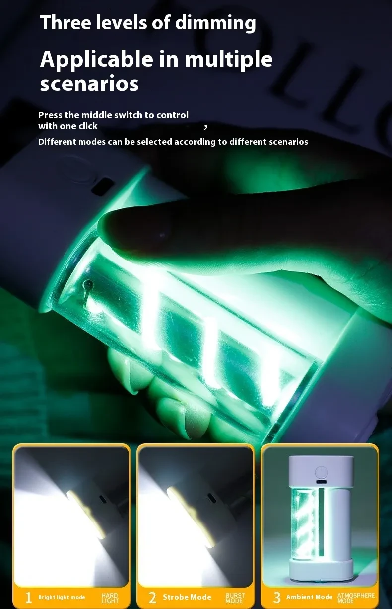 Rechargeable LED Hanging Lamp for Evening Outdoor Adventures