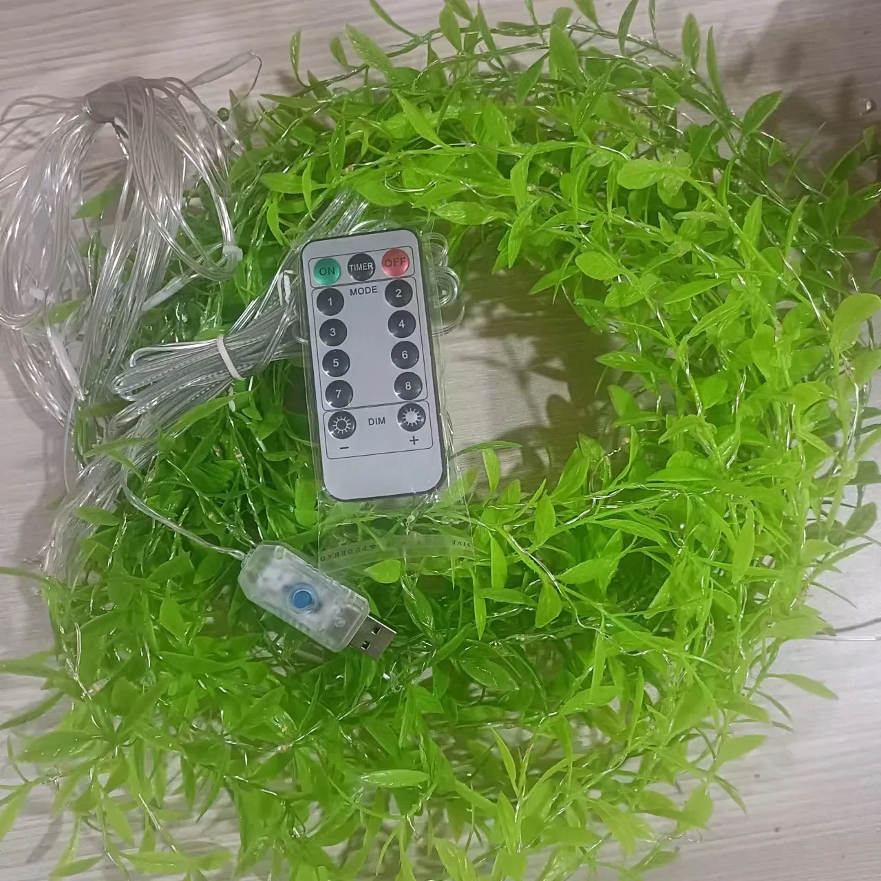 Flower-Shaped Copper Wire Curtain Lights for Indoor and Outdoor Decor