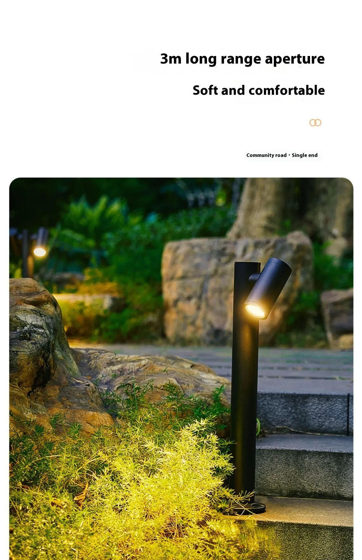 Flexible Garden Spike Light for Yard and Landscape Illumination