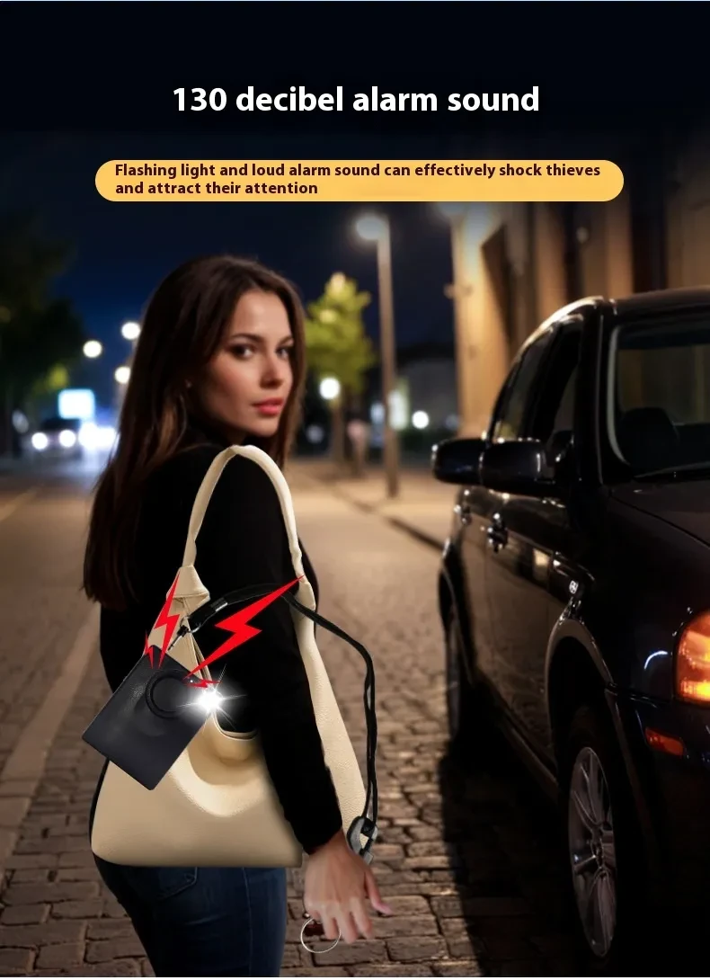 Personal Security Siren for Outdoor Safety Use