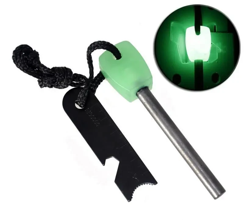 Fluorescent Green Outdoor Fire Starter Stone for Survival & Camping