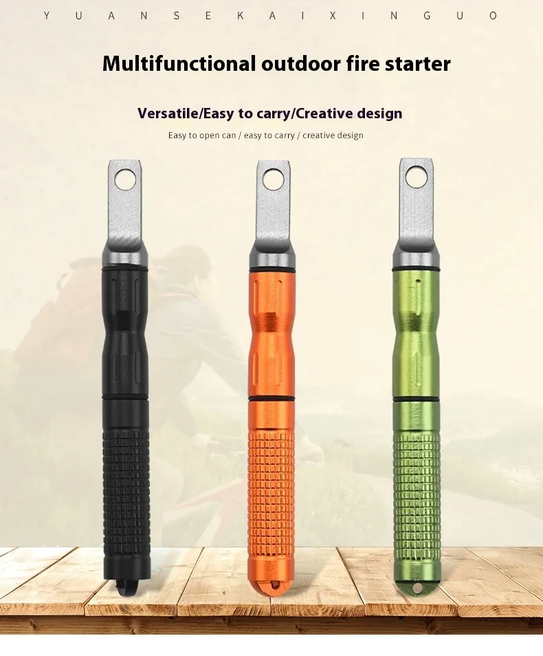 Portable Mini Magnesium Fire Starter for Camping and Survival