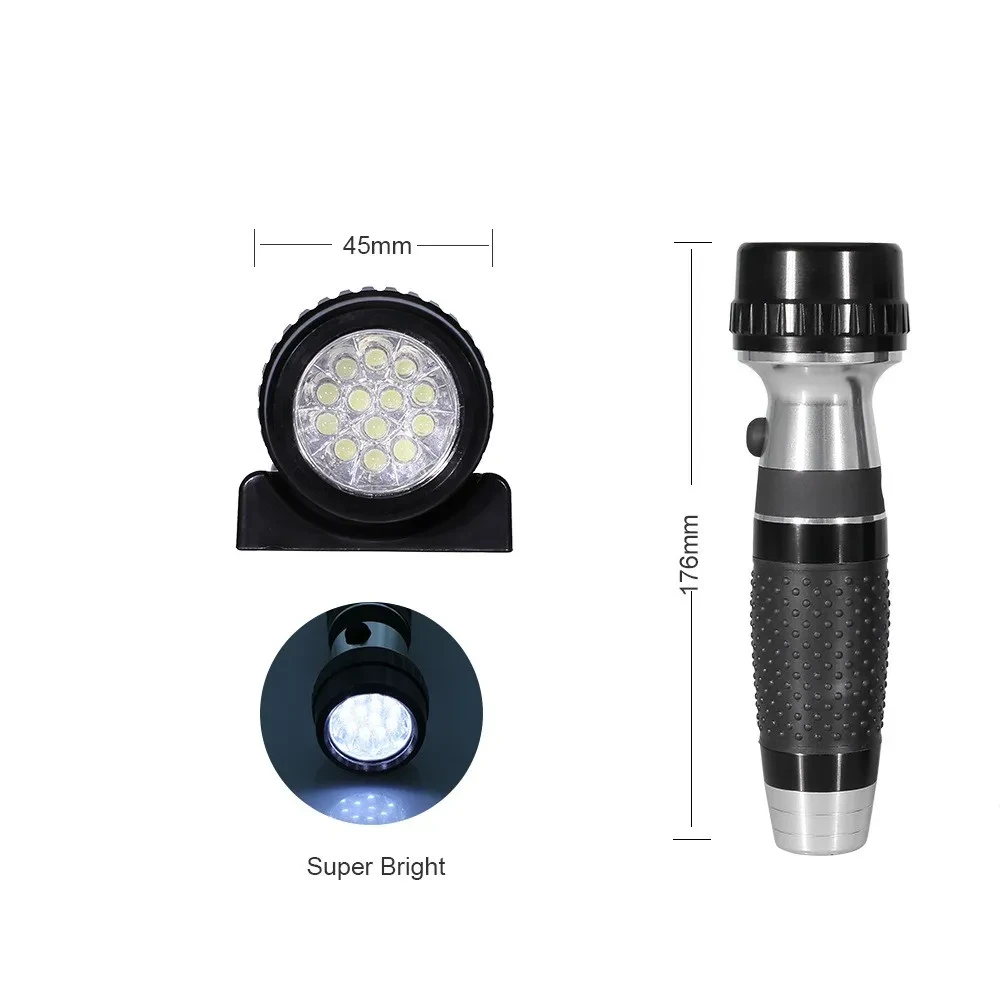 Rechargeable Wall Mounted LED Emergency Flashlight for Hotels