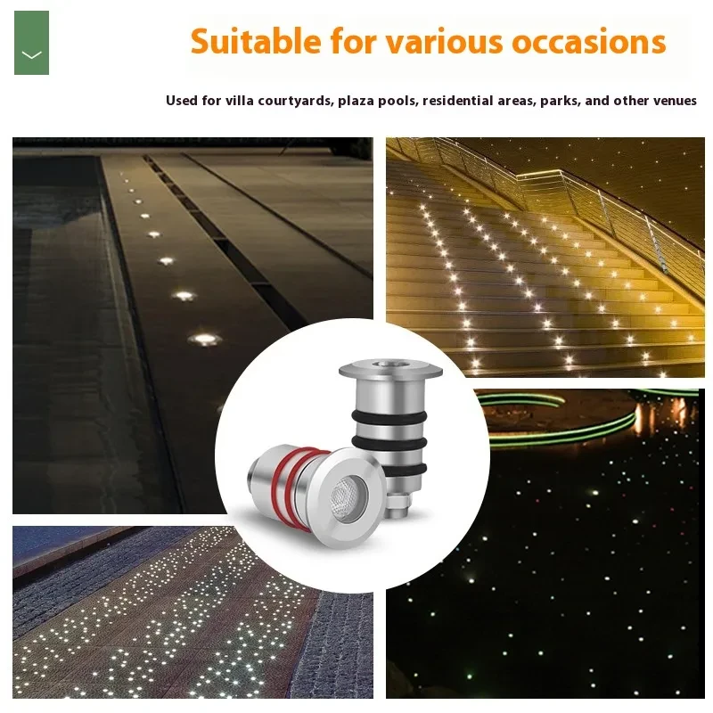 1W XINGX Mini LED Underground Step Light – Waterproof Floor Lamp