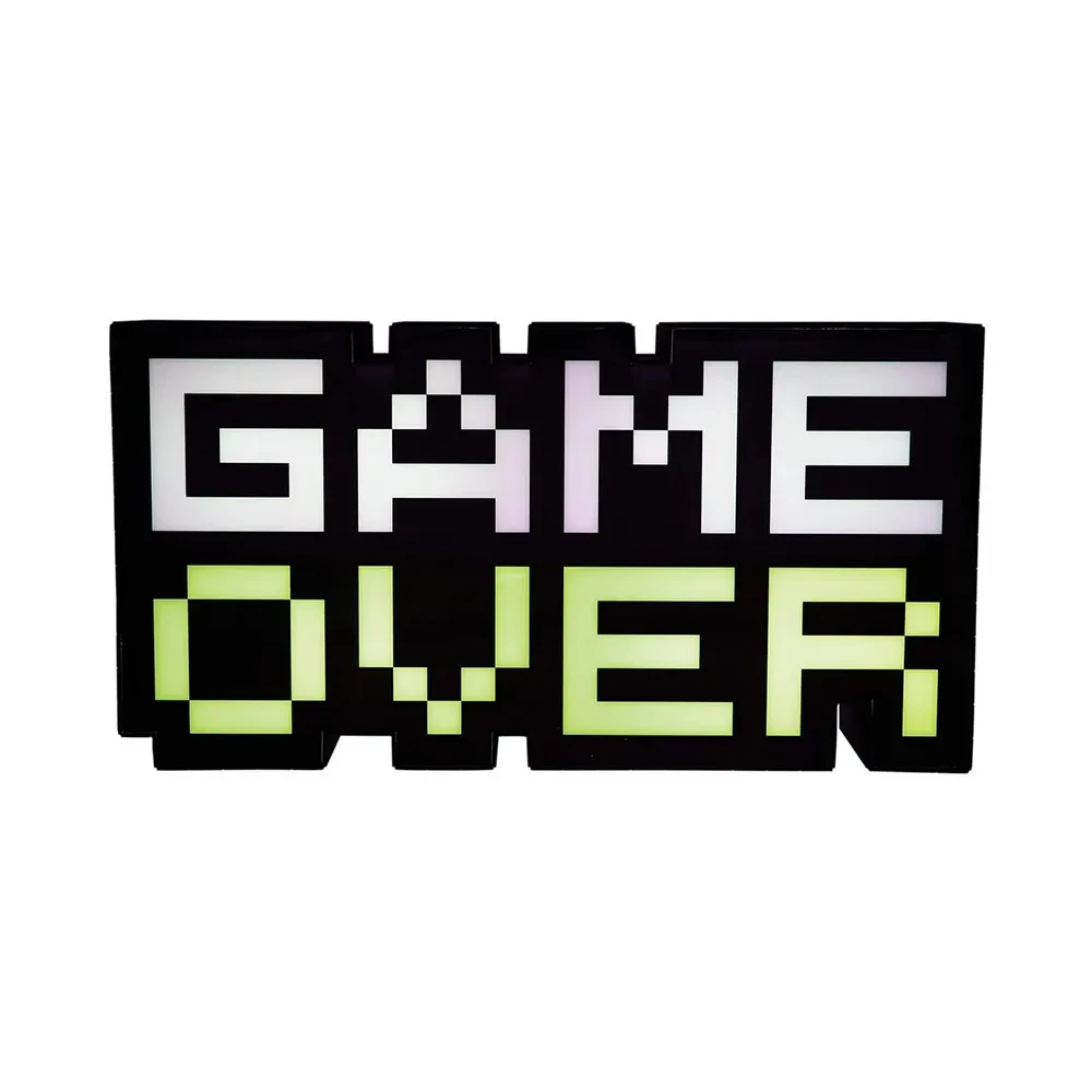 Game Over LED Atmosphere Light for Game Rooms and Entertainment