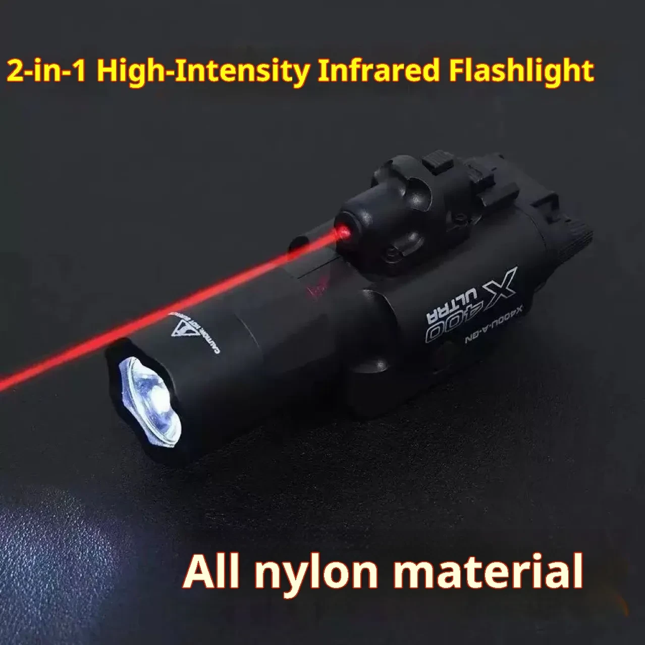 X400U Nylon Infrared Laser Flashlight – Compact Multi-Function Light