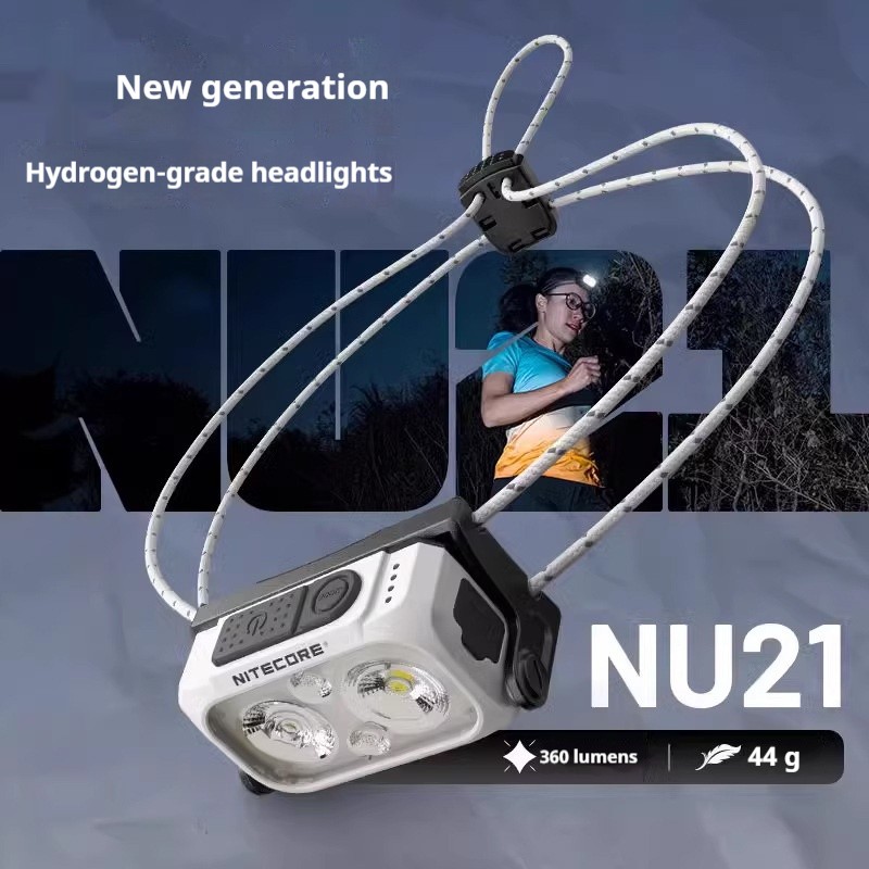 3W Lightweight Rechargeable Headlamp for Night Running & Outdoor Work