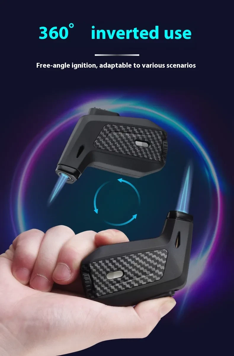 SF805 Zinc Alloy Windproof Lighter – Mini Welding Gun Style