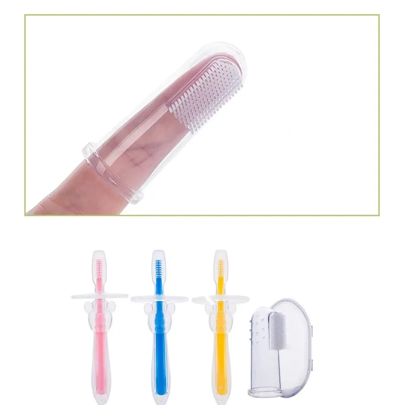 Silicone Baby Toothbrush & Teether