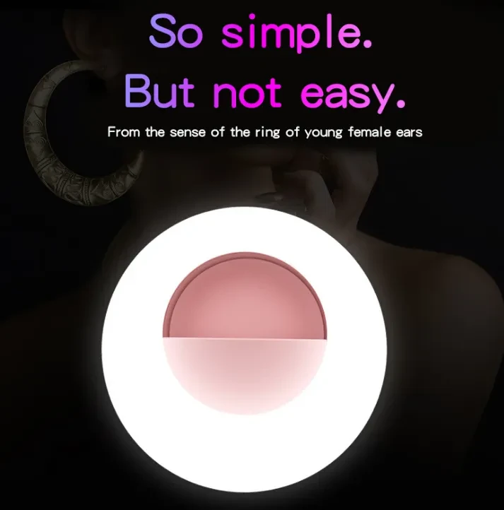 WQ20 Beauty LED Fill Light Rechargeable USB Self-Timer