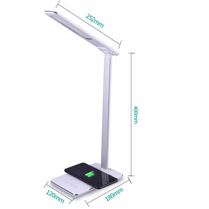 Wireless Charging Folding LED Desk Lamp with Eye Protection Light