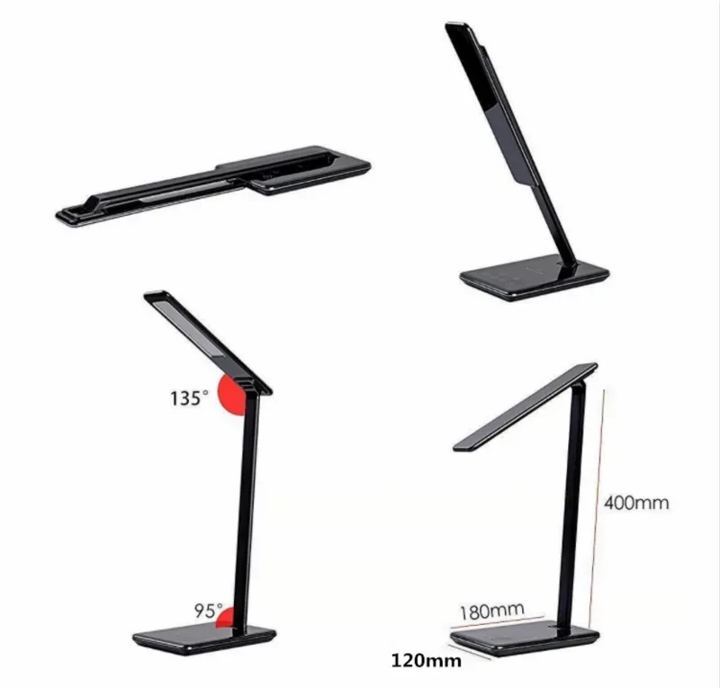 Wireless Charging Folding LED Desk Lamp with Eye Protection Light