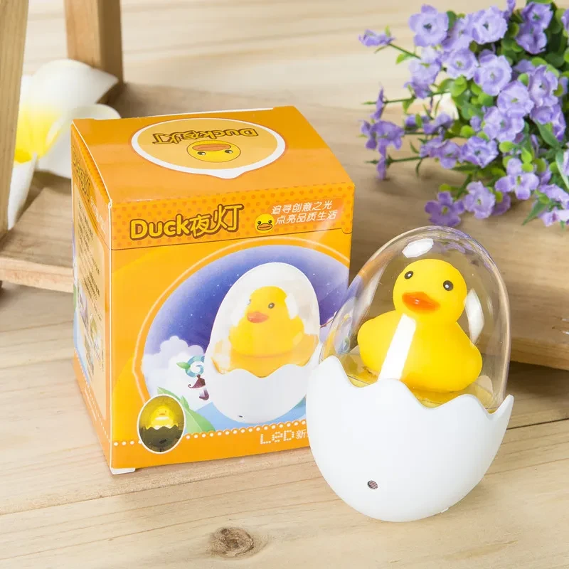 LED Duck Sensor Night Light for Kids Room, Bedroom & Hallway