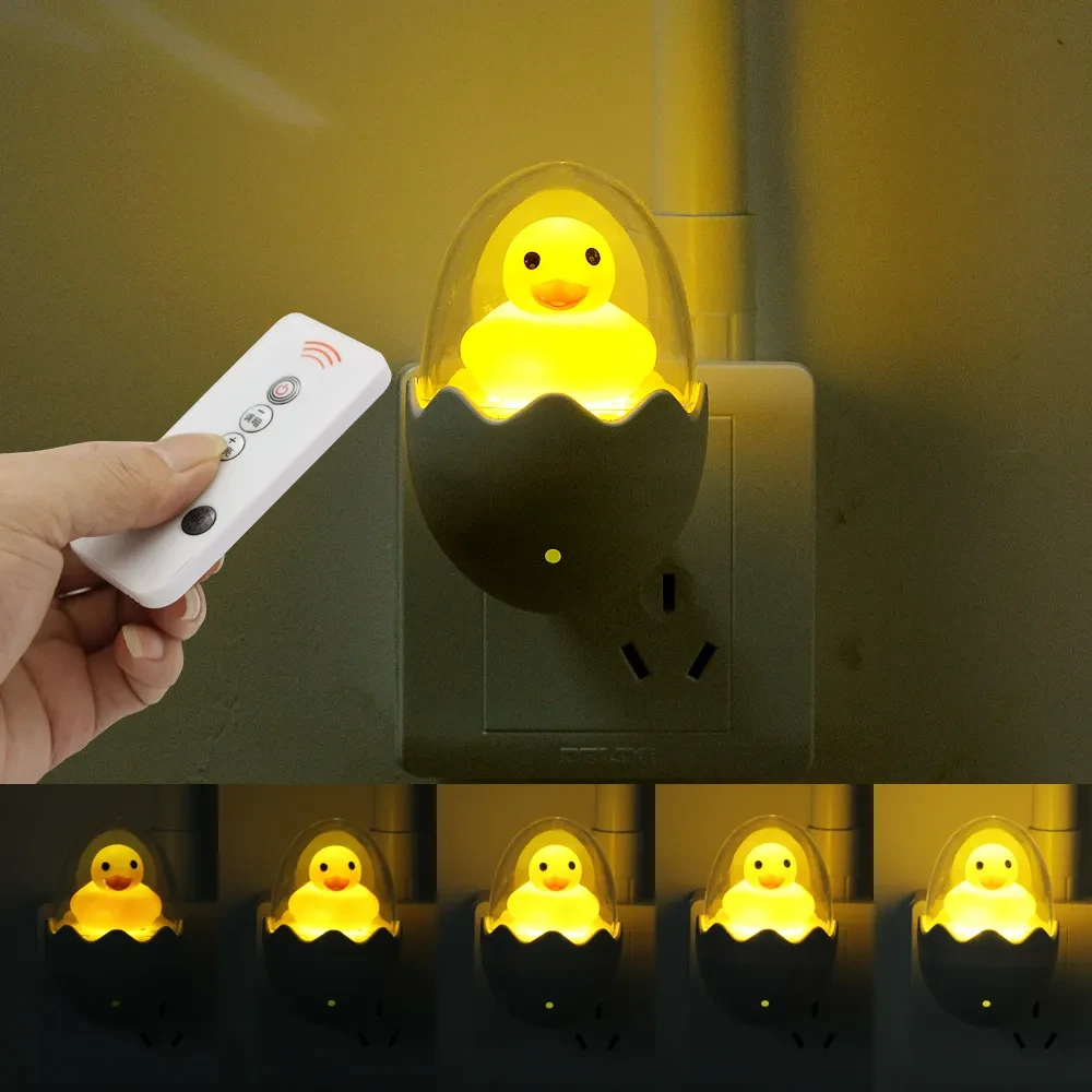 LED Duck Sensor Night Light for Kids Room, Bedroom & Hallway