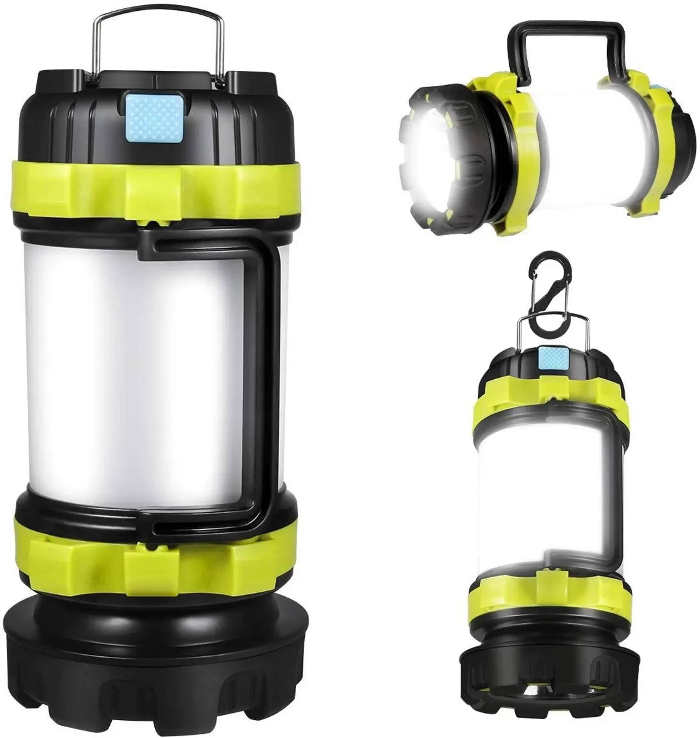 Camping Searchlight Lantern with Power Bank & Warning Light