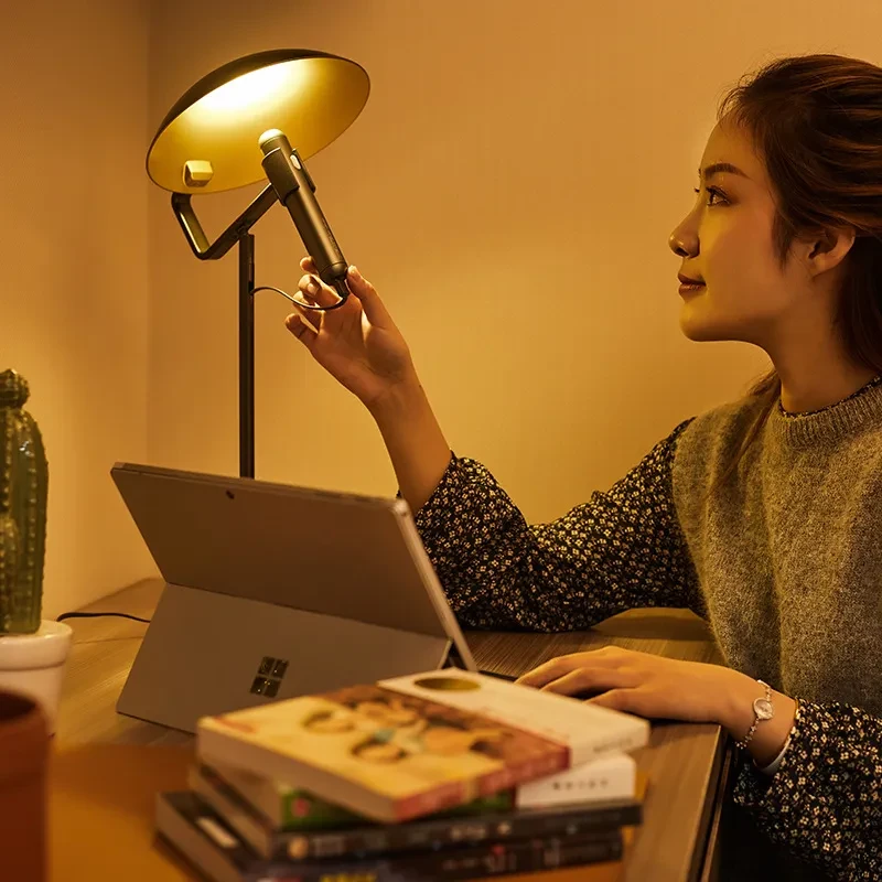 SlimLine USB LED Study Desk Lamp with Metal Body & Push Switch