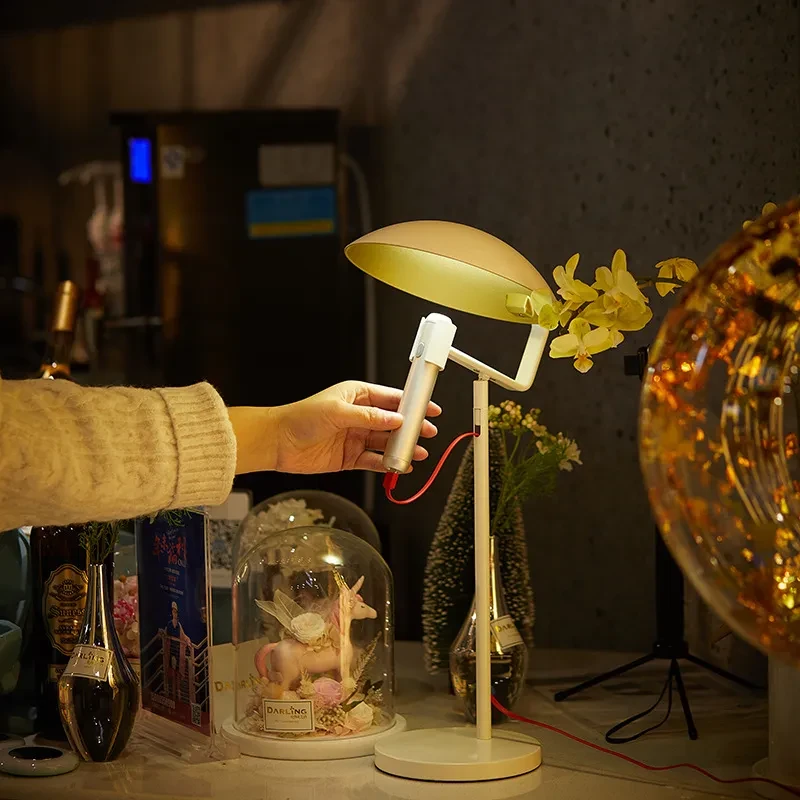 SlimLine USB LED Study Desk Lamp with Metal Body & Push Switch