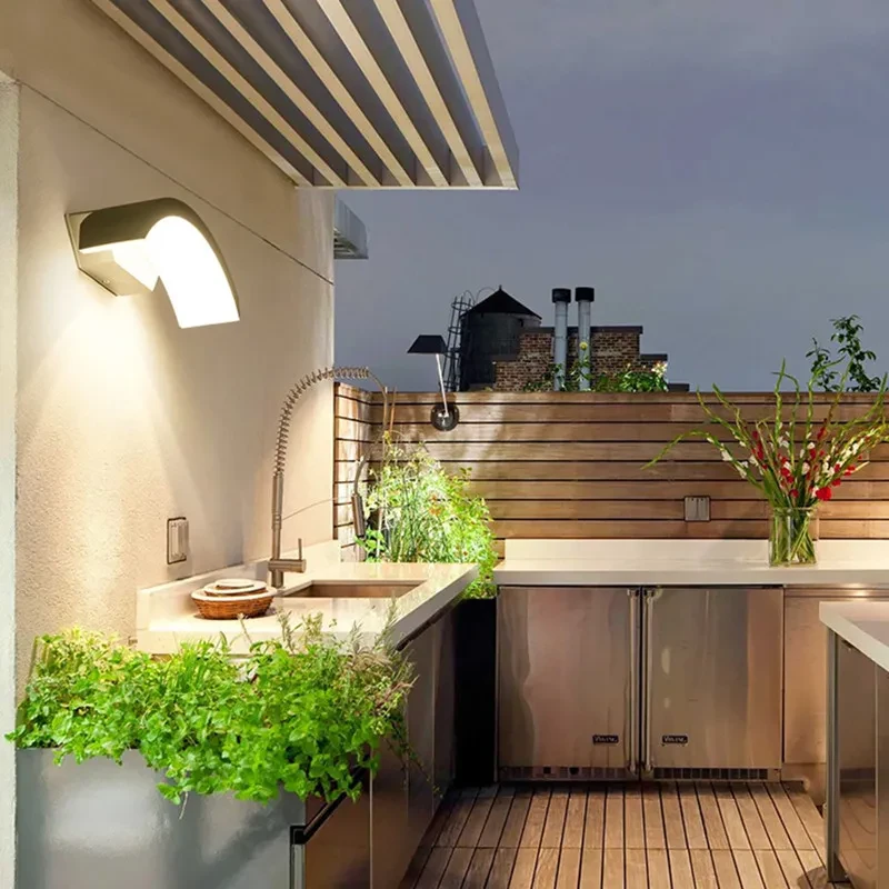 Outdoor Eaves Wall Lamp for Villa, Hotel & Corridor Lighting