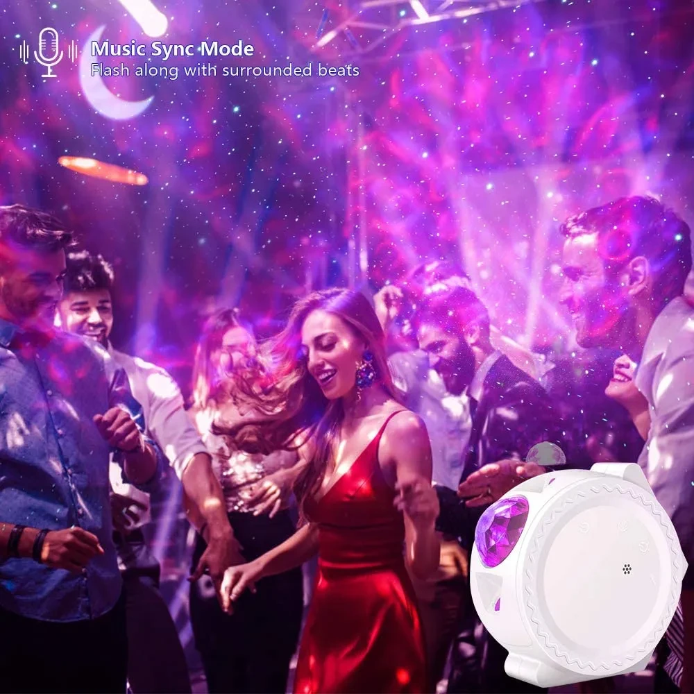 Starry Sky LED Moon Lamp – Rechargeable Bedside Bedroom Night Light