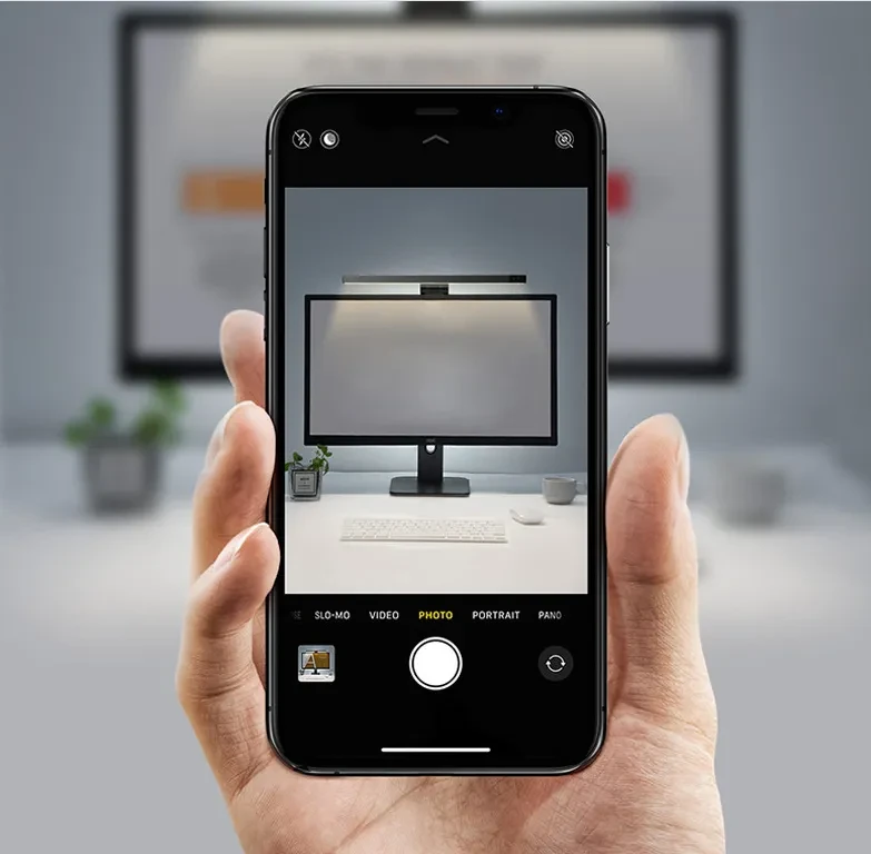 Touch-Control LED Screen Desk Lamp for Eye Protection & Modern Workspaces