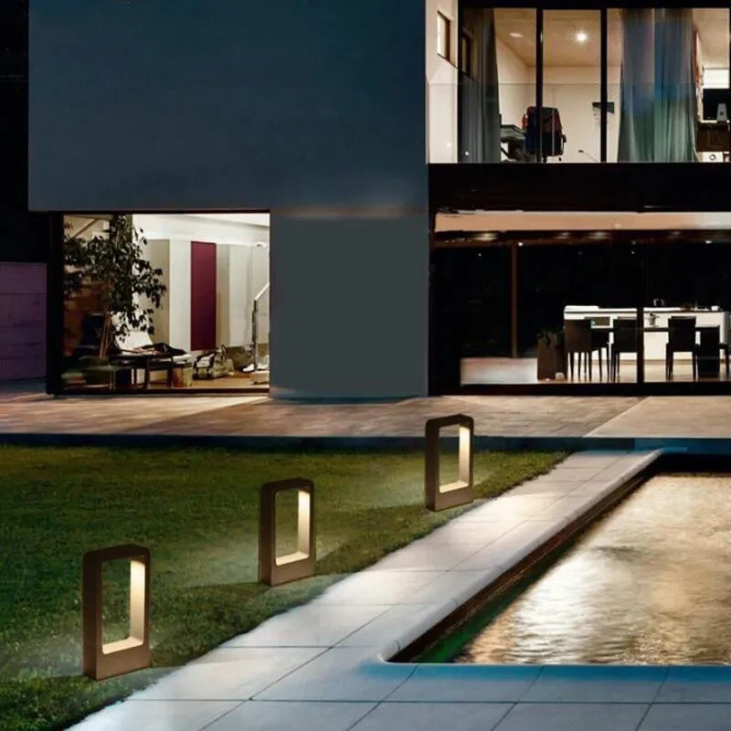 Waterproof LED Garden Bollard Light for Villa & Outdoor Landscapes