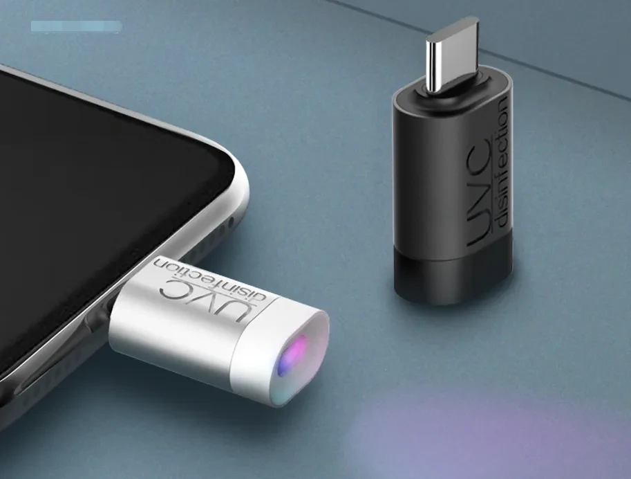 Portable UVC UV LED Sterilizer Light for Mobile Phones & Personal Items