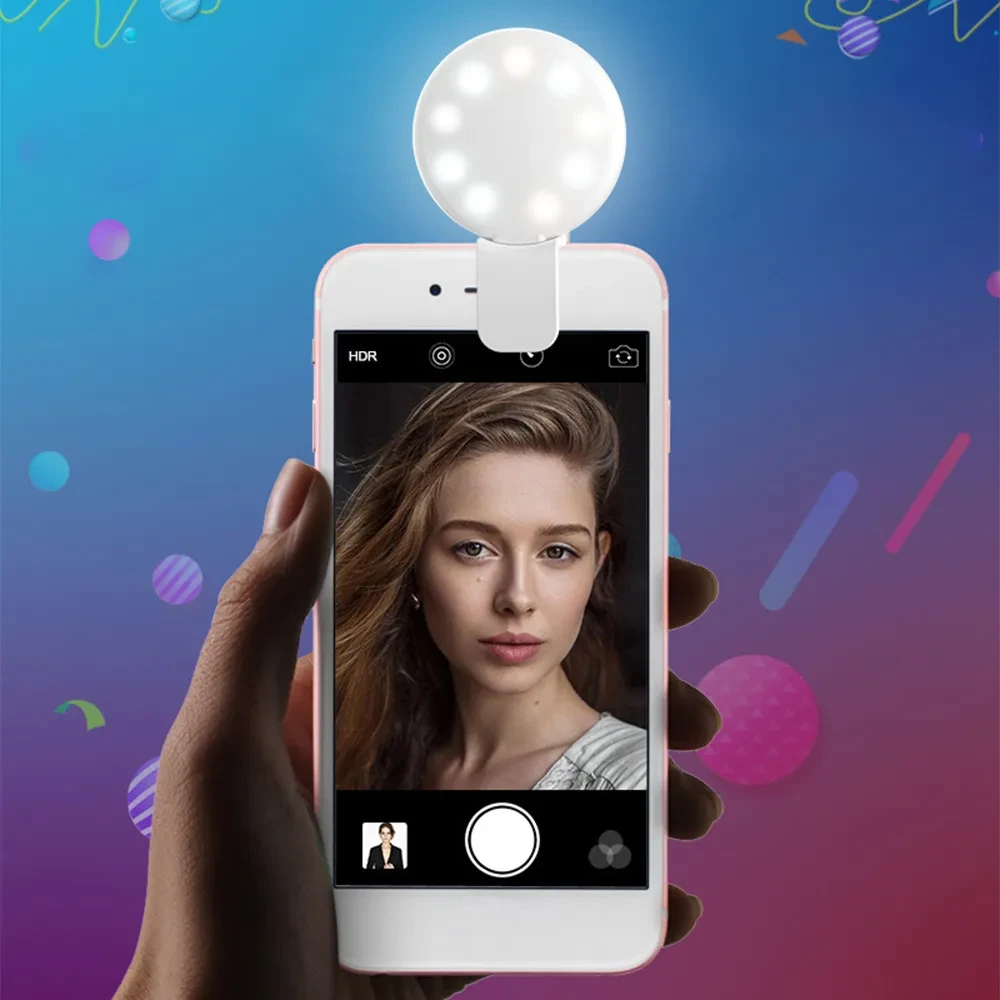ClipGlow Mini LED Fill Light for Selfies, Vlogging & Live Streaming
