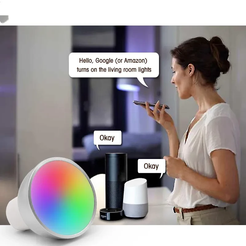 WiFi Smart RGBWC Bulb with App Control, Dimmable & IP65 Rated