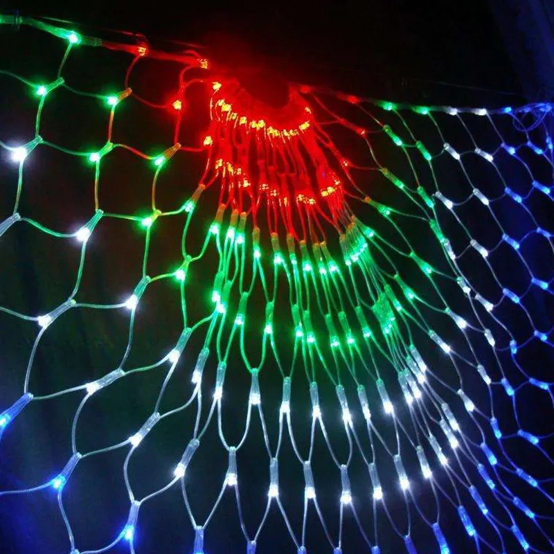 Peacock Net Illumination for Courtyard and Hotel Decor