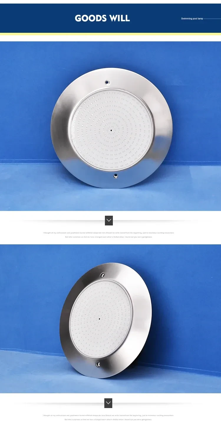 Slim Stainless Steel LED Pool Lamp for Outdoor Landscape Lighting