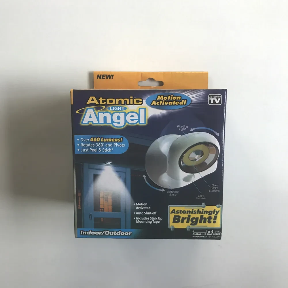Motion Sensor Atomic Angel Lamp for Indoor Accent Lighting