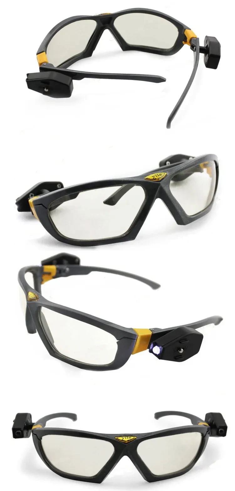 LED Anti-Impact Safety Goggles with Night Visibility Function