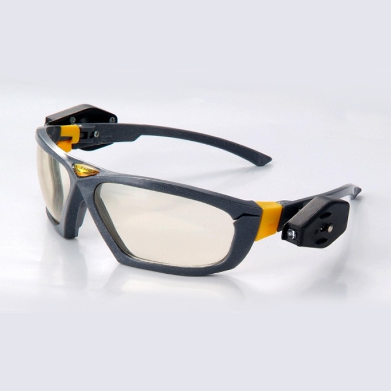 LED Anti-Impact Safety Goggles with Night Visibility Function