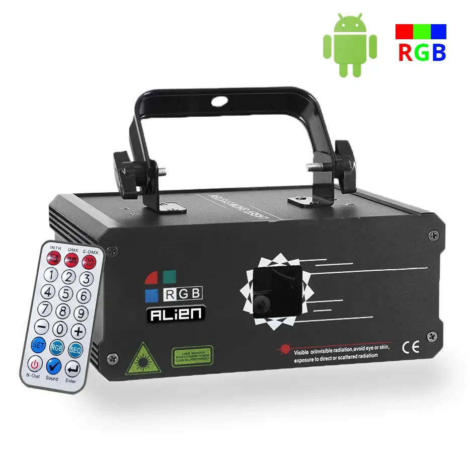 RGB Rotating Laser Lamp for KTV, Stage, and Party Lighting