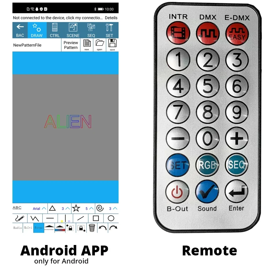 RGB Rotating Laser Lamp for KTV, Stage, and Party Lighting