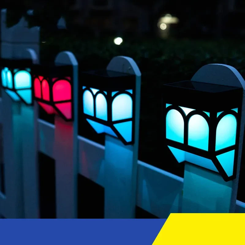 Creative Solar LED Wall Lamp for Yard, Home & Outdoor Decoration