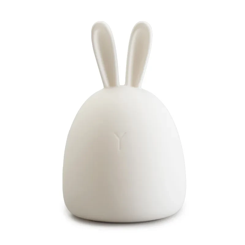 Fat Rabbit Silicone Touch Lamp Colorful Night Light for Gifts