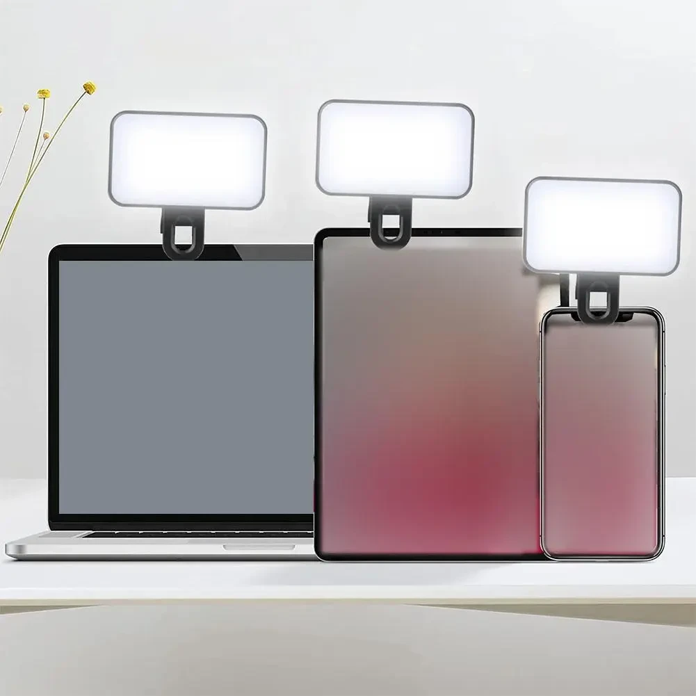 Compact Clip-On Illumination for Video Calls and Self Recording
