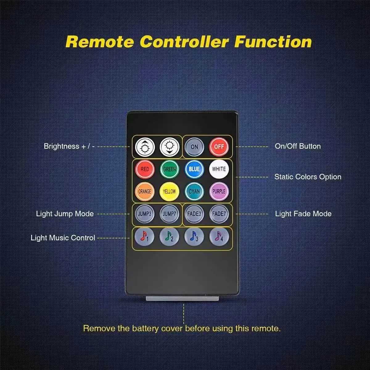 RGB Bluetooth LED Desktop Ambience Light for Music & Mood