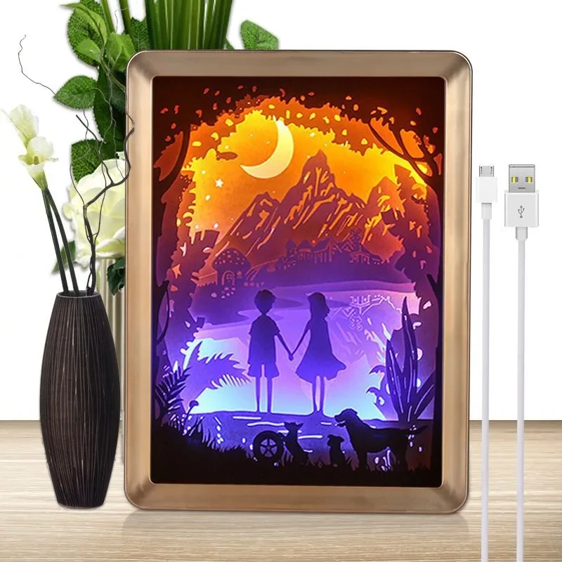 Romantic Petal LED USB Lamp for Bedroom & Decorative Spaces