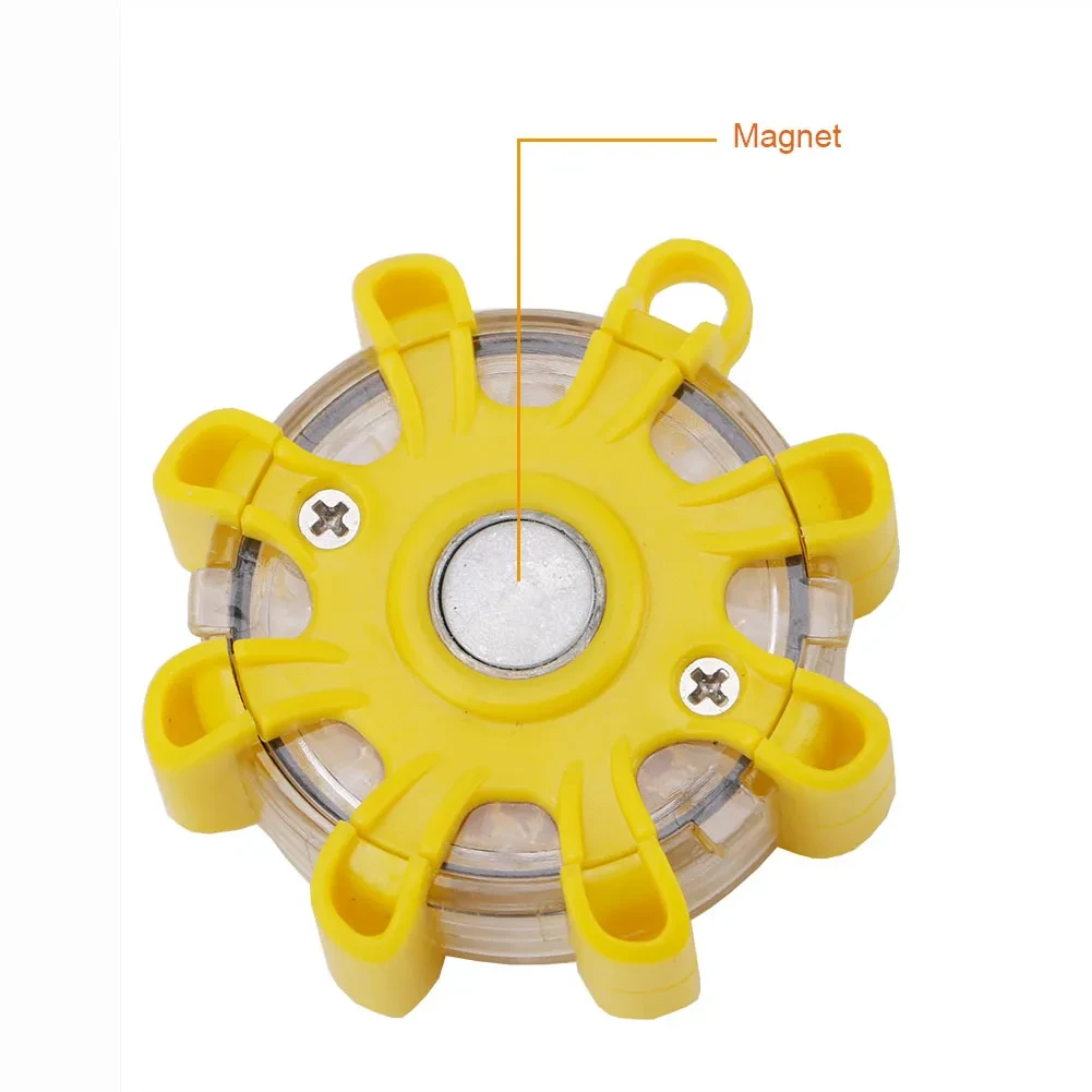 Compact Red Flash Warning Lamp for Bikes, Cars, and Emergencies