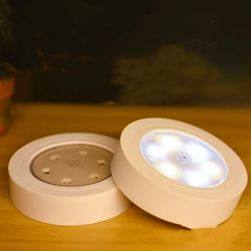 Mini Battery-Powered Pat Light – Decorative LED Night & Reading Lamp